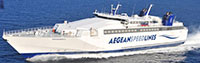 AegeanSpeedLines - SPEEDRUNNER 3.  Departures from Piraeus to Milos, Serifos, Sifnos, Folegandros.