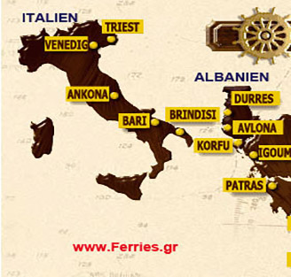 Fόr Auslandsrouten >>>( Italien, Griechenland, Tόrkie, Albanien ) bitte <<<< klicken Sie hier um weiter zu gehen!