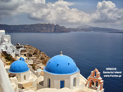 Santorini island - caldera - One Day Cruise to Santorini ( Thira ) from Heraklion ( Iraklion ) Crete island