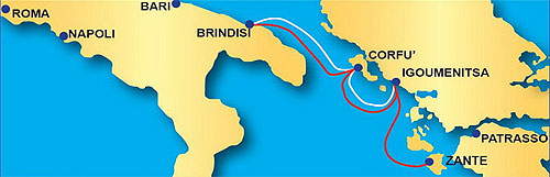 European Seaways Port Map