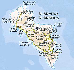 Traversier De & Vers Andros <span>Andros - horaires des ferries, connexions, disponibilités, offres, prix vers Andros et les îles des Cyclades. Réservation en ligne de billets de ferry pour Andros et les îles grecques. </span>