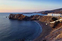 VARDIA BAY STUDIOS folegandros island, Greek islands, Cyclades, Aegean Sea, Greece .