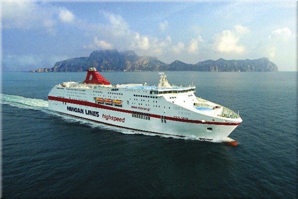 Cruise Europa - Minoan Lines HighSpeed Ferries. Venice-Igoumenitsa-Venice and Venice Igoumenitsa Corfu Patras