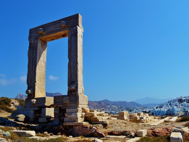 de Naxos depuis les ports d'Athènes (Pirée/Rafína)