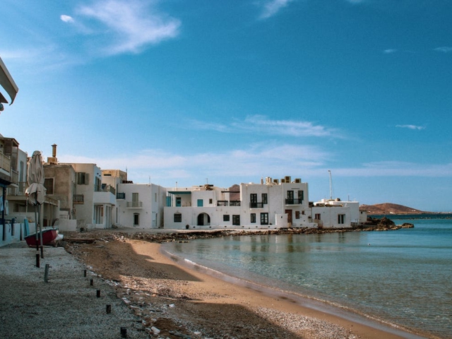 de Paros depuis les ports d'Athènes (Pirée/Rafína)