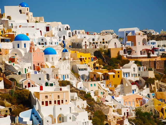 Santorini from Athens ports (Piraeus/ Rafina)