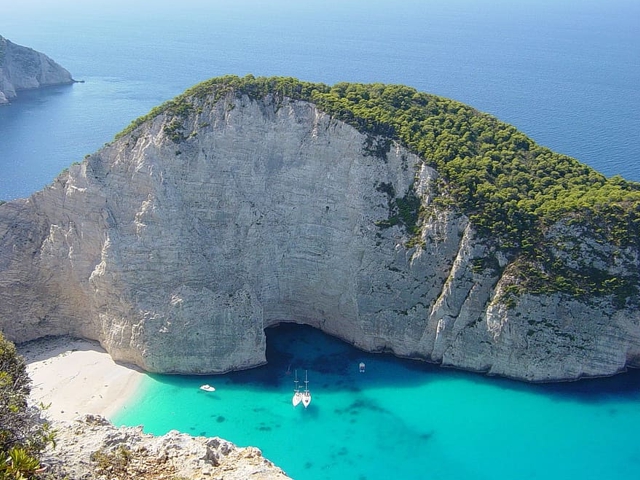 Zakynthos vom Hafen von Kyllini