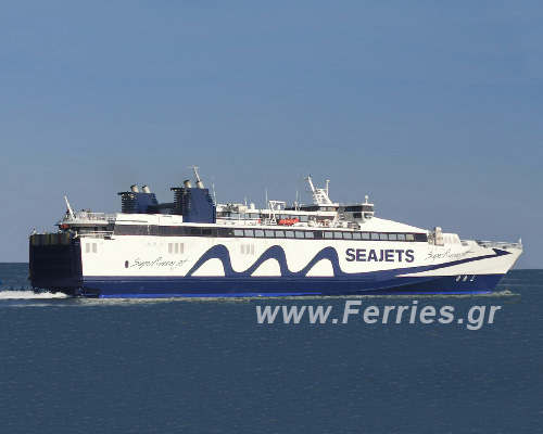 Passenger / Car Ferry Monohull High Speed SuperRunner Jet -SeaJets