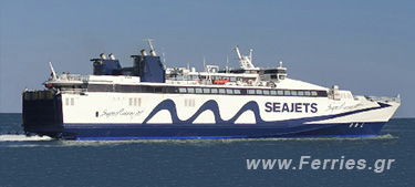 Passenger / Car Ferry Monohull High Speed SuperRunner Jet -SeaJets