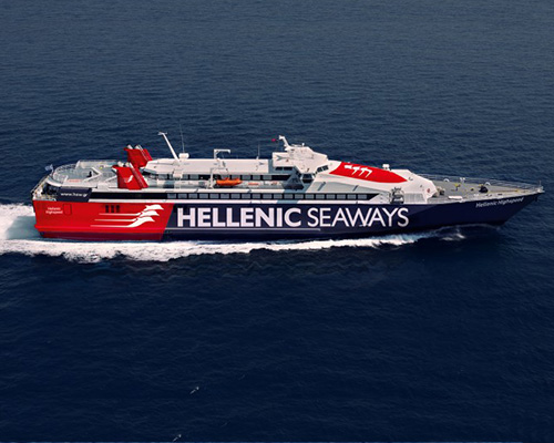 Passenger / Car Ferry  High Speed Hellenic Highspeed -Hellenic Seaways