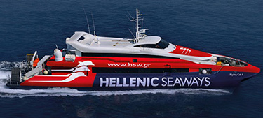Passenger Catamaran Flying Cat 4 -Hellenic Seaways