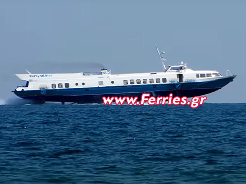 Passenger Hydrofoil Paxos Island -Kerkyra Lines