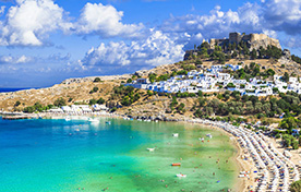 Piräus (Athen) - Kalymnos - Kos - Rhodos - Astypalea - Ikaria (Agios Kirikos - Evdilos) - Fourni - Patmos - Lipsi - Leros - Nisyros - Tilos - Symi - Karpathos - Kastellorizo - F/B Bluestar Patmos -BlueStar Ferries