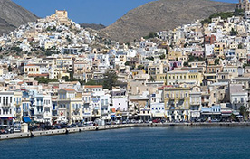 Santorini (Thira) - Ios - Naxos - Paros - Mykonos - Syros - Le Pirée (Athènes) - SeaJets