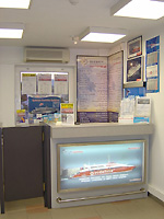 Paleologos Heraklion Port - Passenger Station - Ticketing, Embarkation desk   > > click to enlarge < <