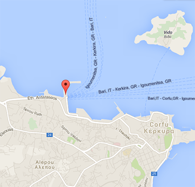 Ventouris Ferries  - Corfu  Port
